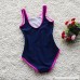 Zhuhaitf Solid Color Kids Siamese Swimsuit Girls Holiday Beach Sports Swimwear Black B079JW5CC1